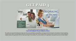 Desktop Screenshot of getpaid4.com